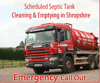 Septic Tank Emptying in Shropshire - C.Maiden